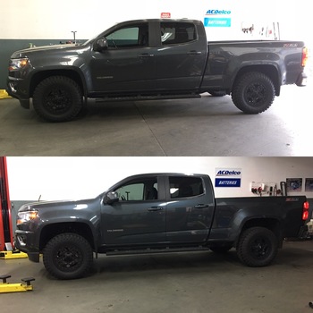 3 25 inch combo suspension body lift kit for 2015 2018 chevy