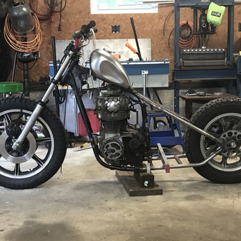 tc bros yamaha xs650 weld on hardtail frame