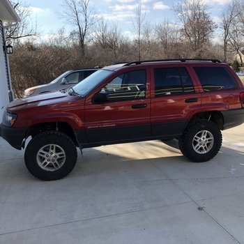 4in X Series Suspension Lift Kit For 99 04 Jeep Wj Grand Cherokee
